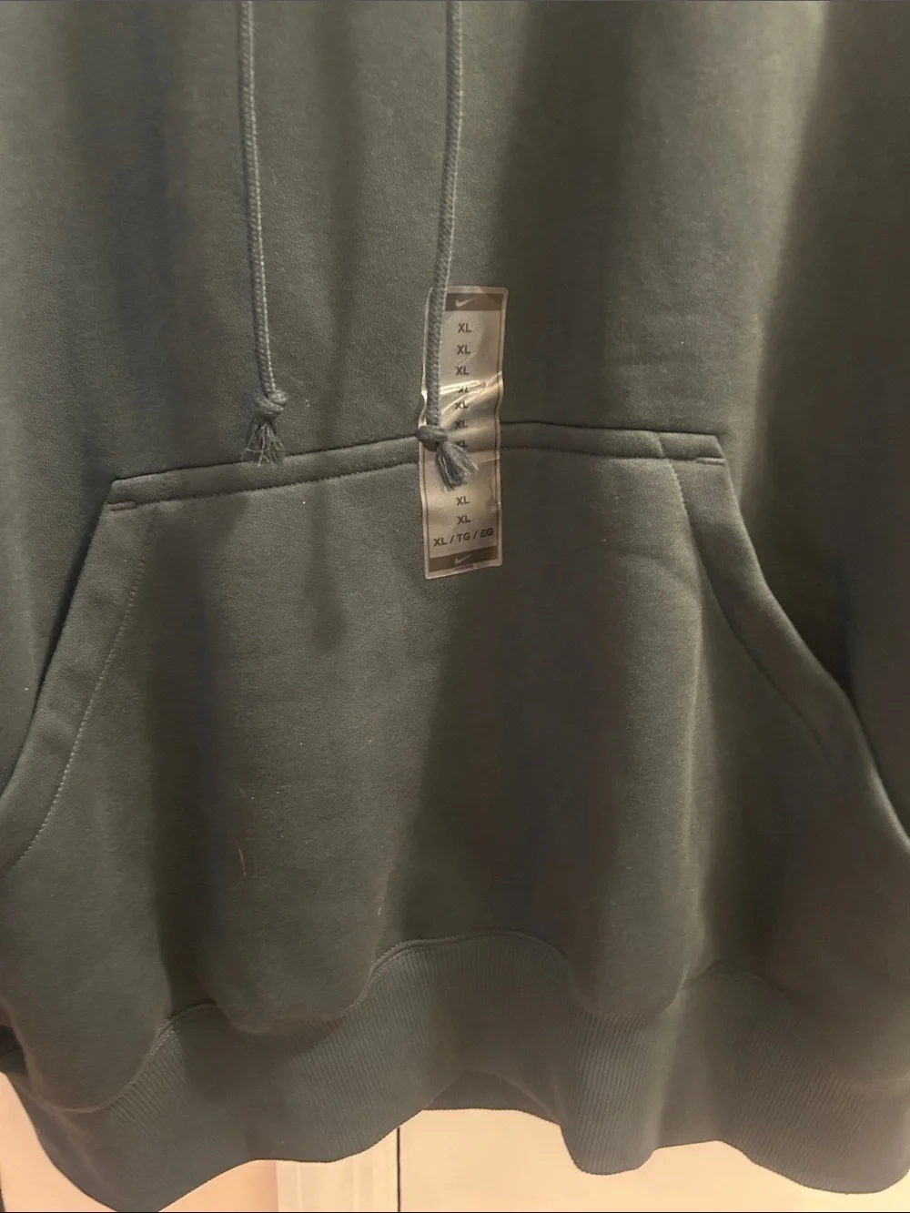 Nike Hoodie in Forest Green with White Swoosh